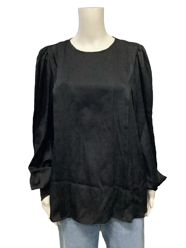 Anine Bing Silk Crew Neck Blouse Size: Medium Lightweight Tunic Blouse