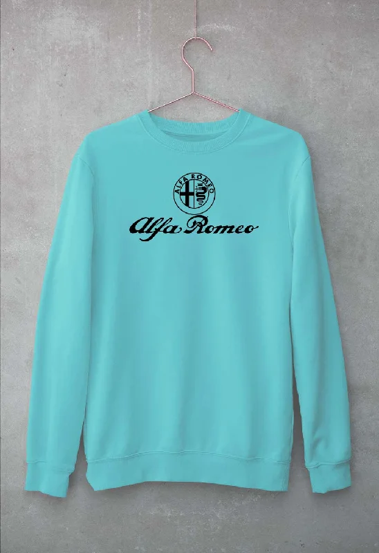 Alfa Romeo Unisex Sweatshirt for Men/Women Hoodie with Contrast Stitching Detailed Premium