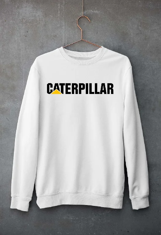 caterpillar Unisex Sweatshirt for Men/Women Hoodie with Hem Contrast Bold Stylish