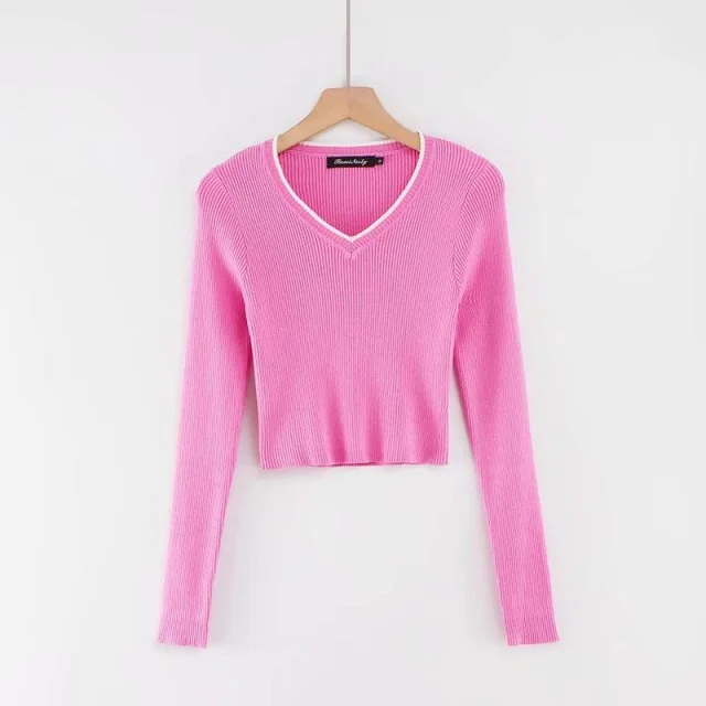 pink sweater