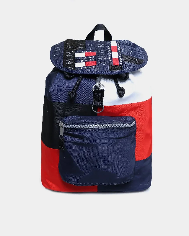 Tommy Jeans Heritage Backpack Corporate Stylish Acid-Wash Jeans