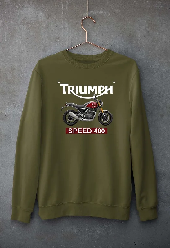 Triumph Speed 400 Sweatshirt for Men/Women Hoodie with Turtle Neck Cozy Winter