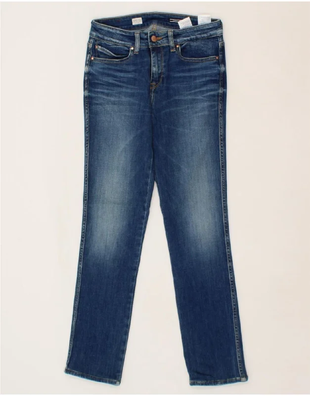 TOMMY HILFIGER Womens Soho Slim Straight Jeans W27 L29  Blue Cotton Fashionable Straight Fit Denim