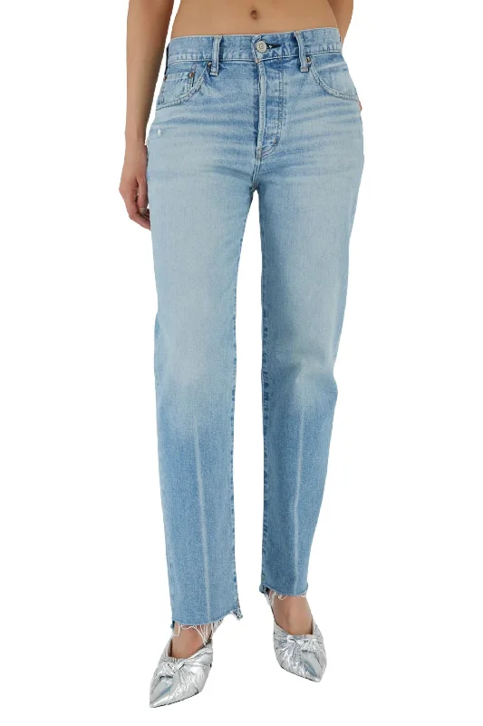 Cumberland Straight Jeans In Ltblu Trendy Colored Denim Jeans