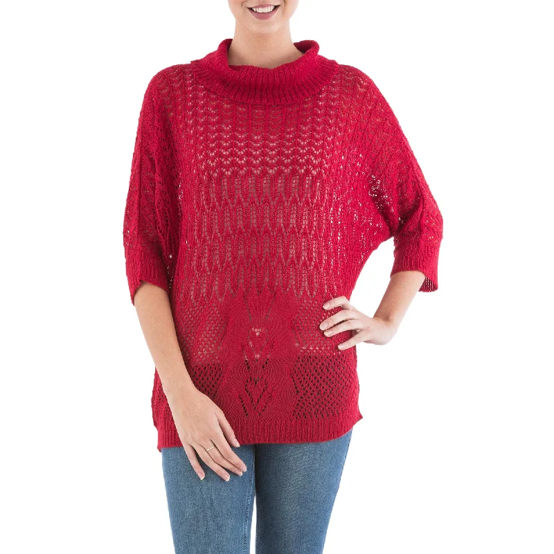 Evening Flight Alpaca Pullover Sweater Layered Multi-layer Single Layer