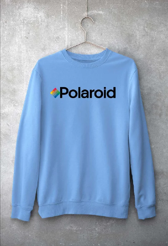 Polaroid Sweatshirt for Men/Women Hoodie with Hem Lace Feminine Delicate