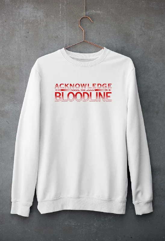 acknowledge the bloodline Unisex Sweatshirt for Men/Women Hoodie with Slit Hem Functional Movement