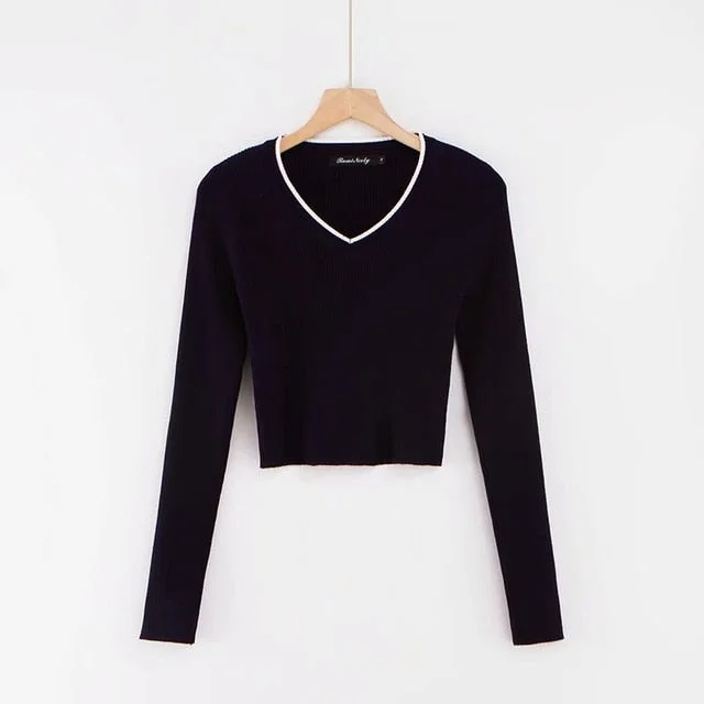 navy blue sweater