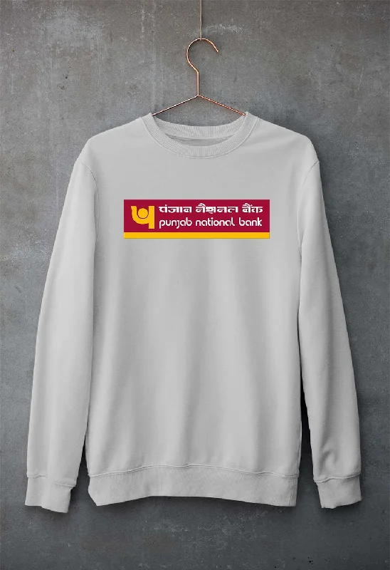 Punjab national bank (PNB) Unisex Sweatshirt for Men/Women Hoodie with V-Neck Classic Versatile