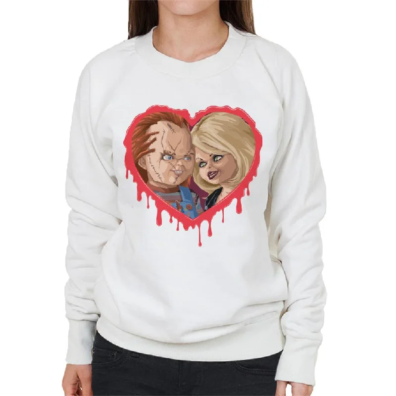 Chucky Tiffany Valentine Modern Love Women's Sweatshirt Hoodie Sweatshirt Pullover