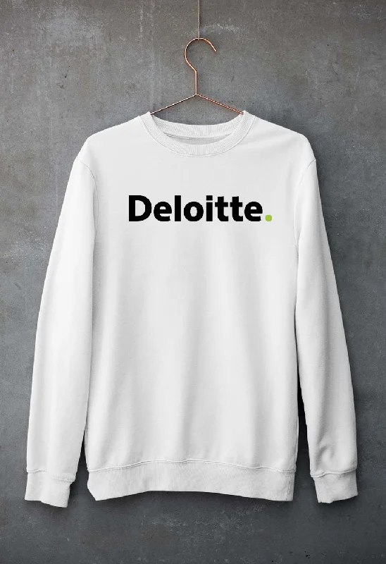 Deloitte Sweatshirt for Men/Women Hoodie with Hood Adjustable Protection