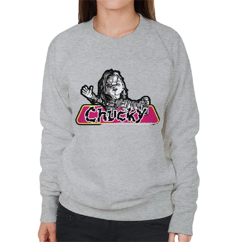 Chucky Heart Of Damballa Women's Sweatshirt Hoodie with Elastic Cuffs Stretchable Comfortable