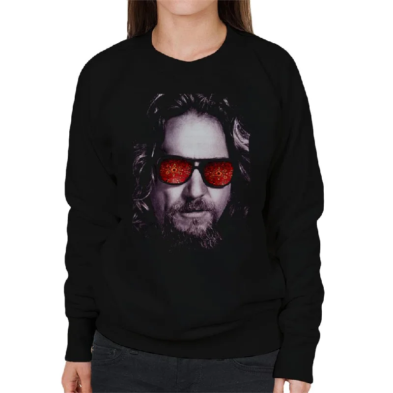 The Big Lebowski The Dude Face Carpet Shades Women's Sweatshirt Hoodie with Lining Warm Insulated