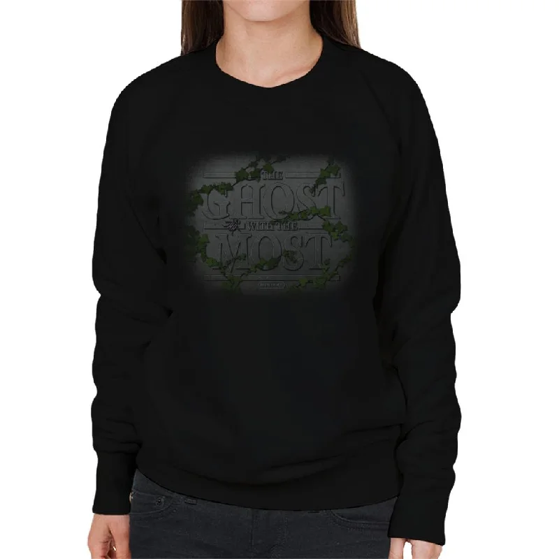 Beetlejuice The Ghost With The Most Women's Sweatshirt Hoodie with Back Slit Movement Comfort