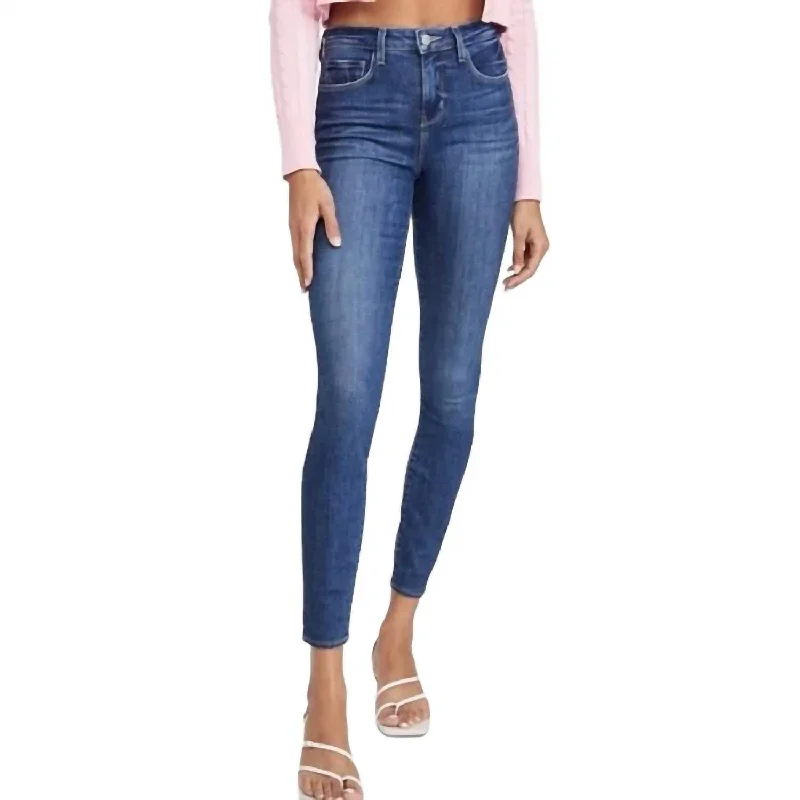 Marguerite High Rise Skinny Jeans In Laredo Classic Button Fly Jeans