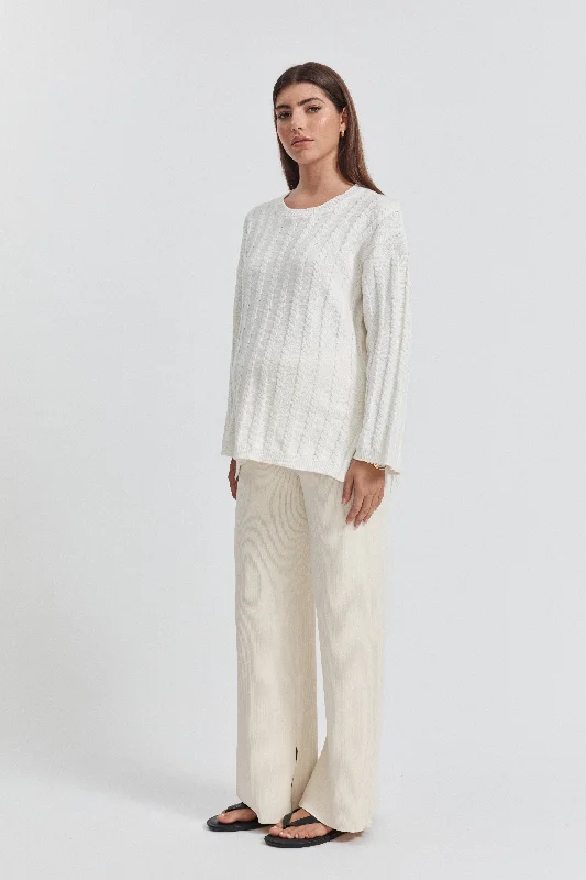 Cable Knit Jumper - FINAL SALE Lace Blend Ribbed Blend Corduroy Blend