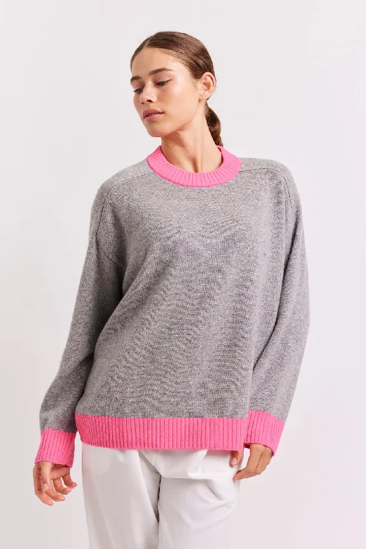 Alessandra Julia Sweater in Confetti Seamless Knitted Crochet