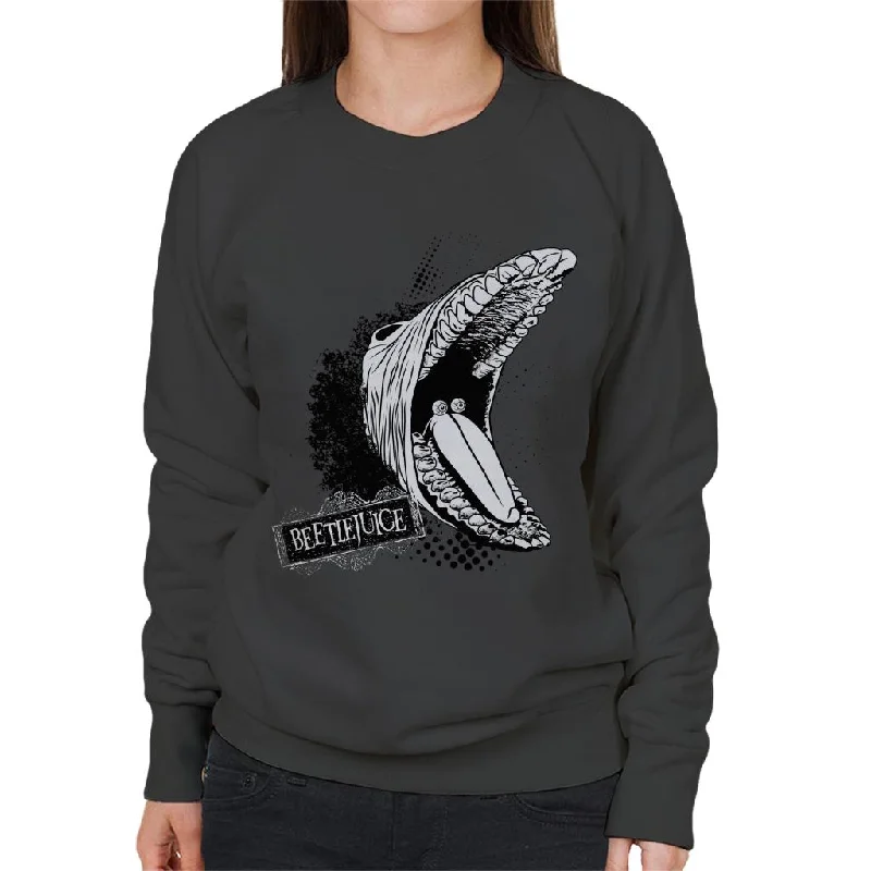 Beetlejuice Barbara Transformed Women's Sweatshirt Hoodie with Turtle Neck Cozy Winter