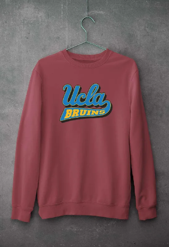 UCLA Bruins Sweatshirt for Men/Women Hoodie with Batwing Sleeves Loose Dramatic