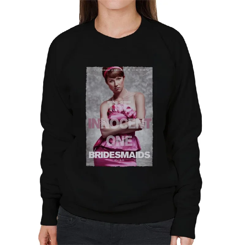 Bridesmaids Becca Movie Poster The Innocent Ones Women's Sweatshirt Hoodie with Pocket Utility Practical