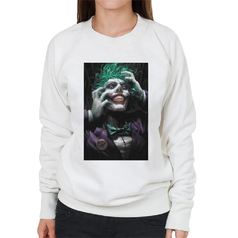 Batman Halloween Joker Dceased Madness Women's Sweatshirt Hoodie Dress Longline Feminine