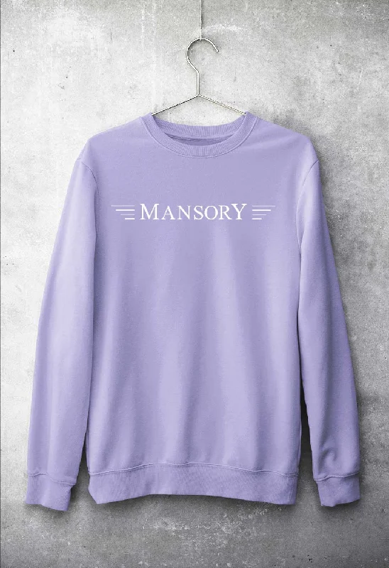 Mansory Unisex Sweatshirt for Men/Women Hoodie with Hidden Zipper Minimalist Clean