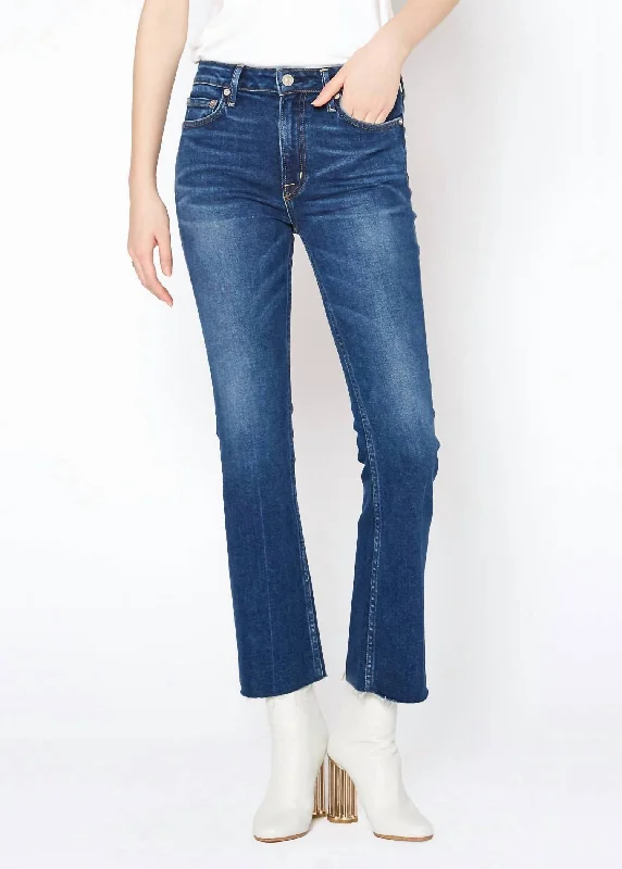 Farrah Mid Rise Kick Flare Jeans In Westport Trendy Low-Rise Bootcut Jeans