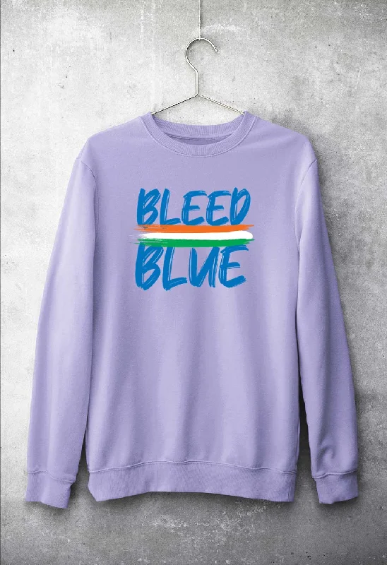 bleed blue Sweatshirt for Men/Women Hoodie with Embroidery Detailed Premium