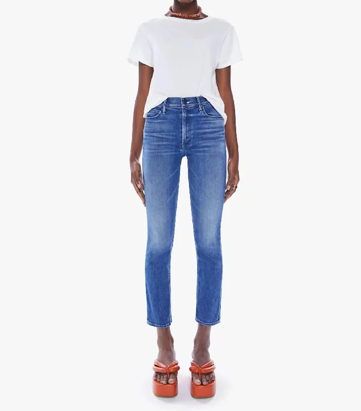 Mid Rise Dazzler Ankle Jean In Wish On A Star Fashionable Raw Edge Jeans