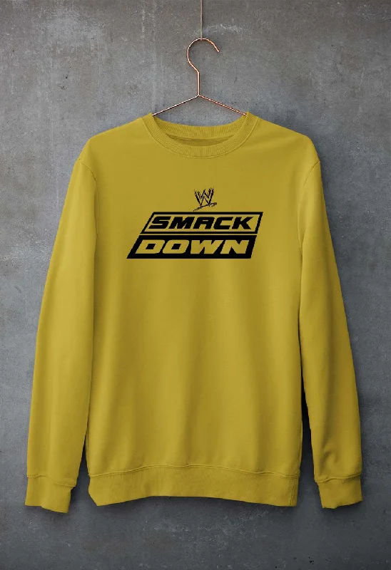 smackdown Unisex Sweatshirt for Men/Women Hoodie with Hem Frayed Vintage Worn