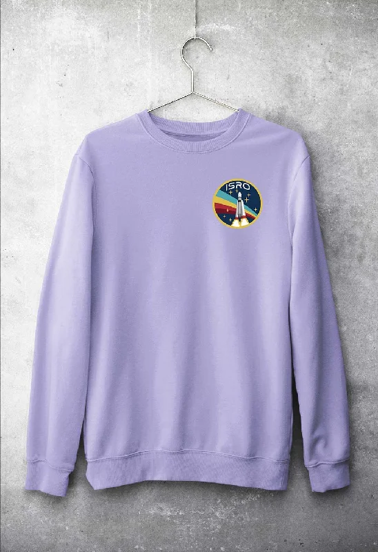 Isro Sweatshirt for Men/Women Hoodie with Gradient Ombre Colorful