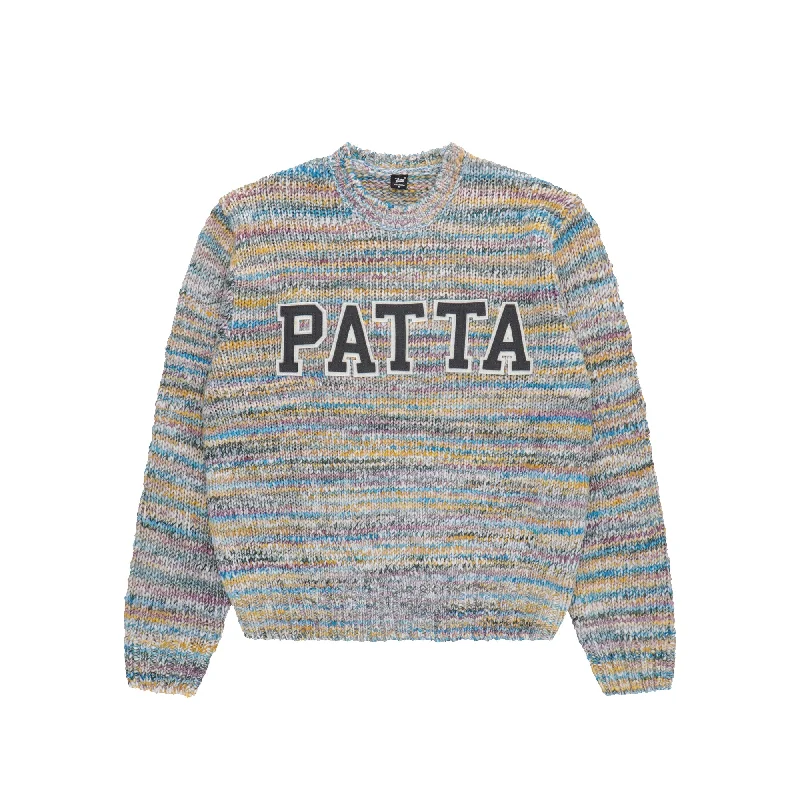 Patta Mens Hippie Knitted Sweater Slim Fit Regular Fit Oversized