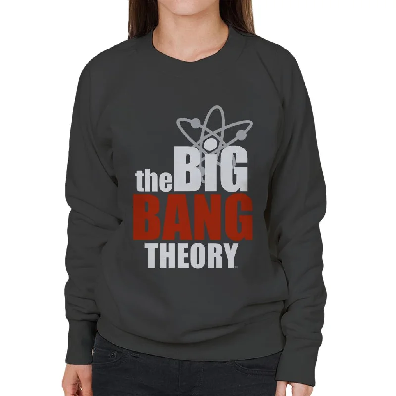 Big Bang Theory Classic Logo Women's Sweatshirt Hoodie with Tie-Dye Psychedelic Retro