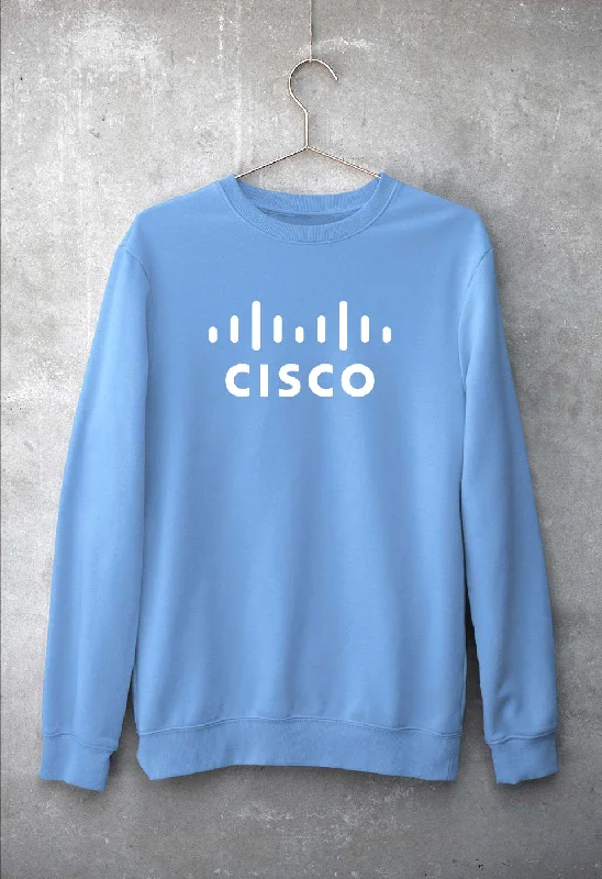 cisco Sweatshirt for Men/Women Hoodie with Hem Contrast Bold Stylish