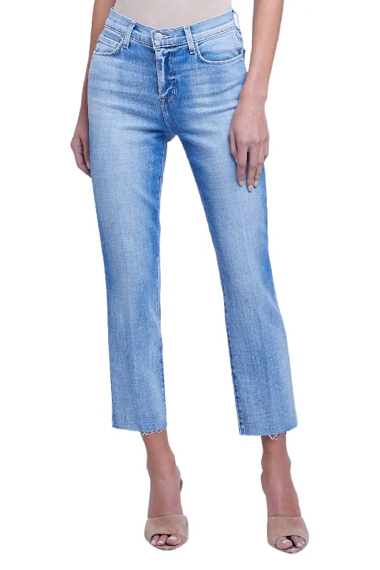 Sada High Rise Crop Slim Jeans In Highland Chic Vintage-Inspired Denim Jeans