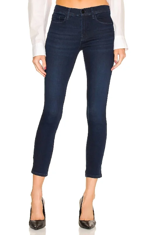 Le Skinny De Jeanne Crop In Paton Cozy Relaxed Fit Jeans