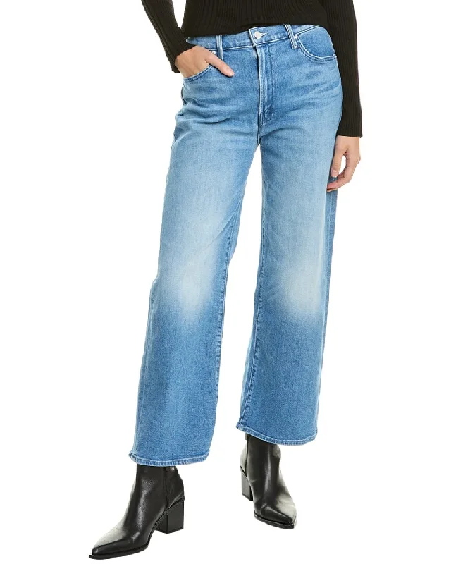 MOTHER The Spinner Zip Sneak Paint The Town Jean Trendy Button-Up High-Waist Jeans