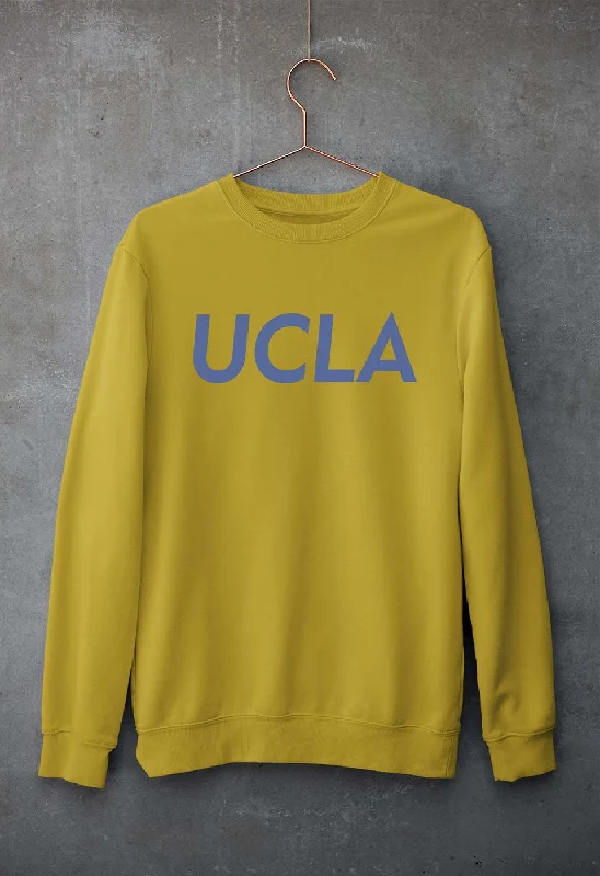 UCLA Sweatshirt for Men/Women Hoodie with High Neck Warm Protective