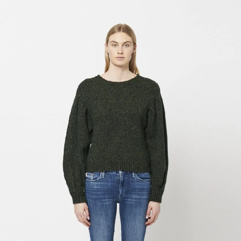 Ida Knit Sweater (Crocodile) Boxy Sweater Fitted Sweater A-Line