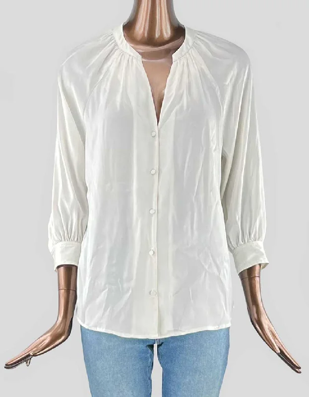 J. Crew Drapey Blouse - Small Flowy Bohemian Blouse