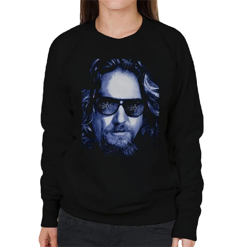 The Big Lebowski The Dude Face Cold Filter Women's Sweatshirt Hoodie with Patch Decorative Personalized