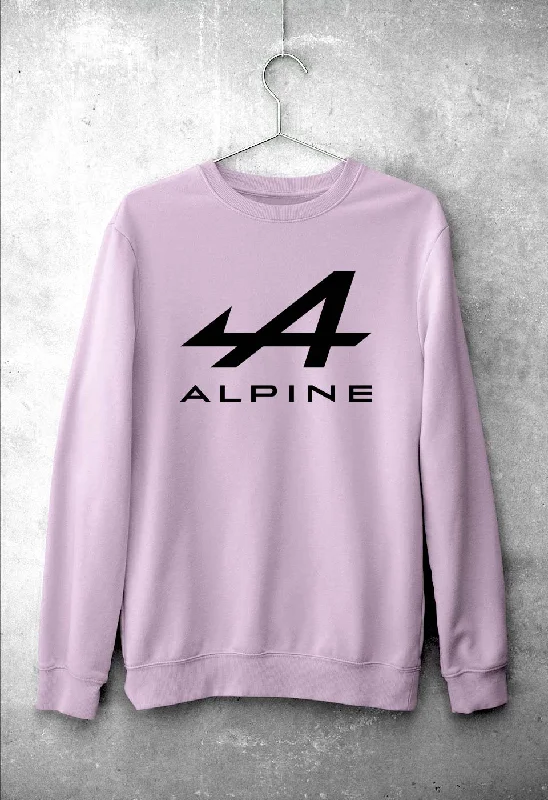 Alpine Unisex Sweatshirt for Men/Women Hoodie with Hem Ribbing Snug Secure