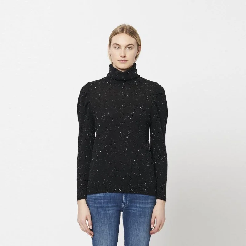 Nicolette Cashmere Sweater (Night Sky) Seamless Knitted Crochet