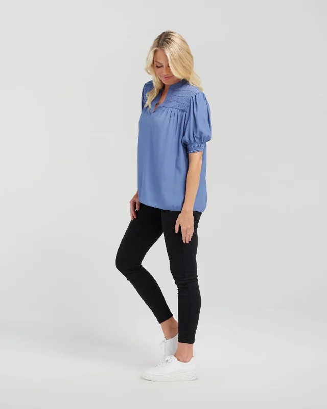 Bella Blouse Stretchy Fitted Blouse