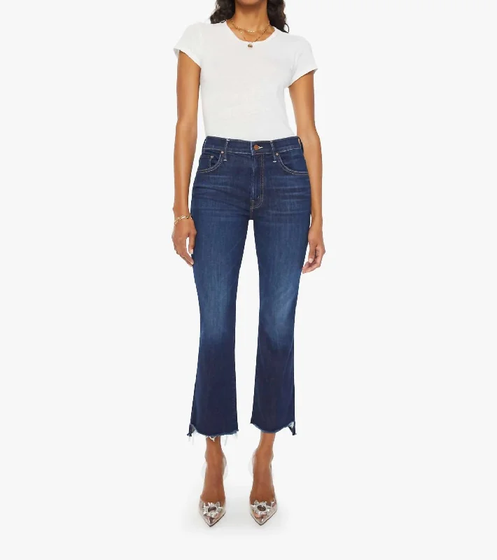 Insider Crop Fray Jean In Off Limits Comfortable Stretch Fit Jeans