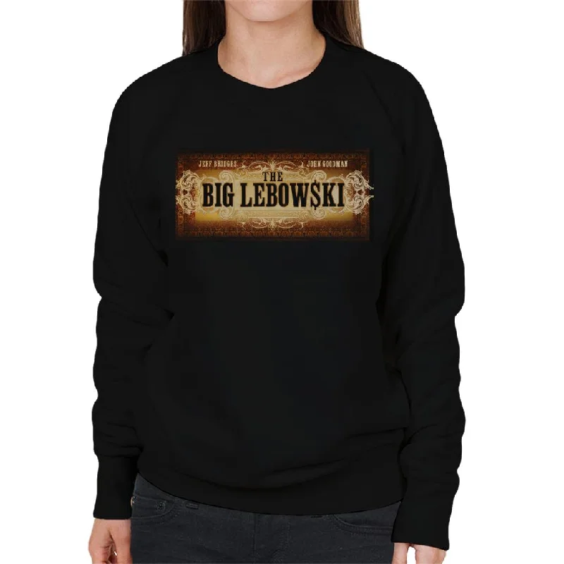 The Big Lebowski Banner Women's Sweatshirt Hoodie with Sequins Glamorous Eye-catching