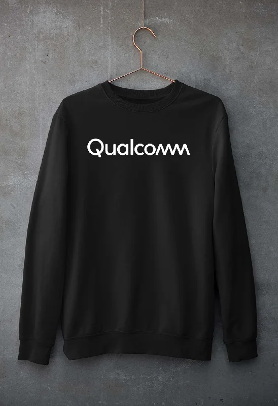 qualcomm Sweatshirt for Men/Women Hoodie with Snap Buttons Easy Quick