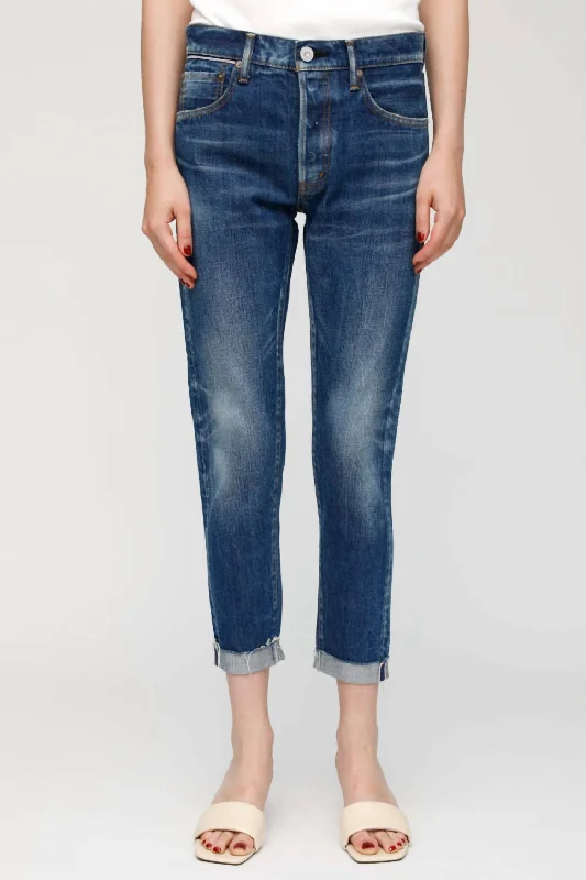 Wilbur Tapered Mid-Rise Jean In Blue Classic Slim Fit Jeans