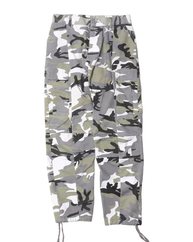 Artic Camo Cargo Pant Chic Capri Pants