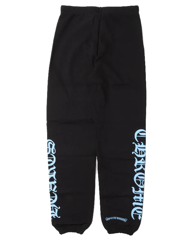 Script Sweat Pant Comfortable Pleated Pants